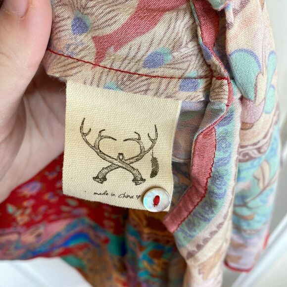 Spell Red and Blue Maxi Dress - Picture 11 of 15